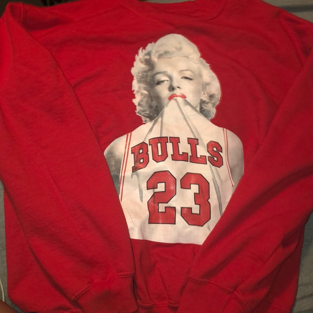 Red Marilyn Monroe Hoodie